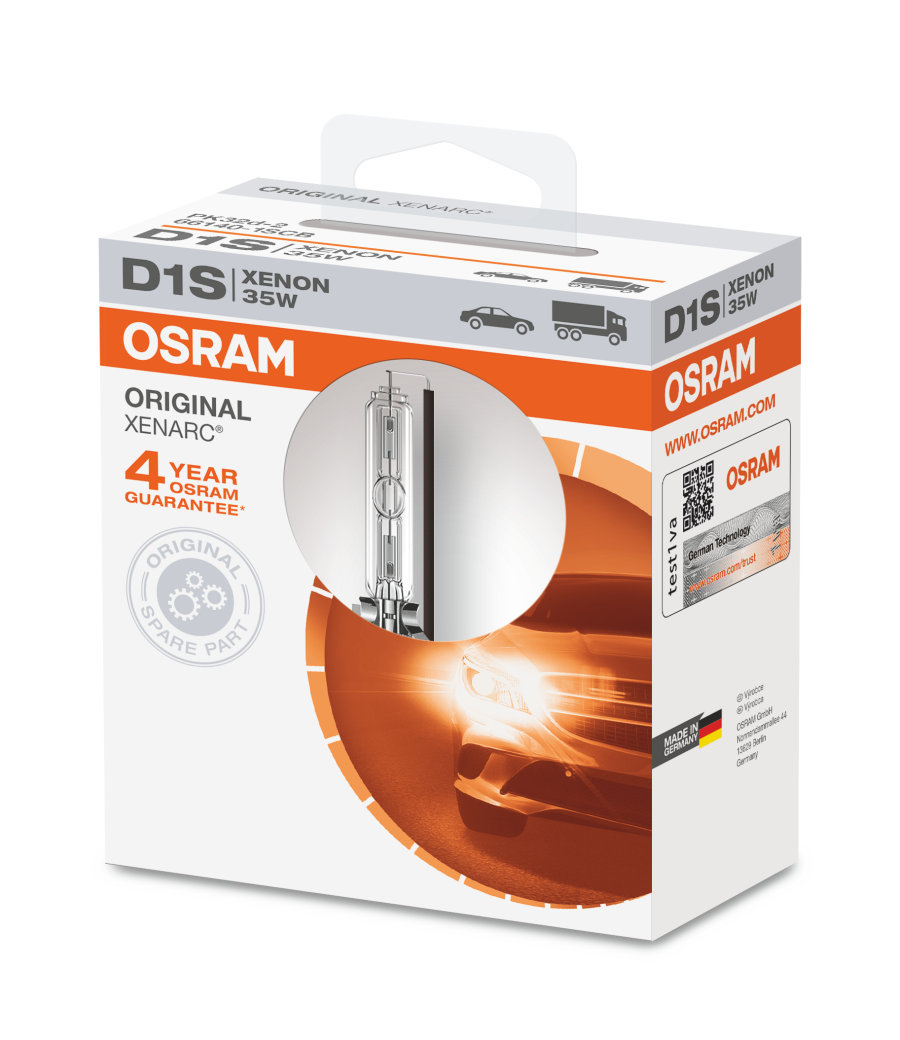 Лампа газоразрядная (ксенон) D1S Osram 66140 аналог N10566103(1)